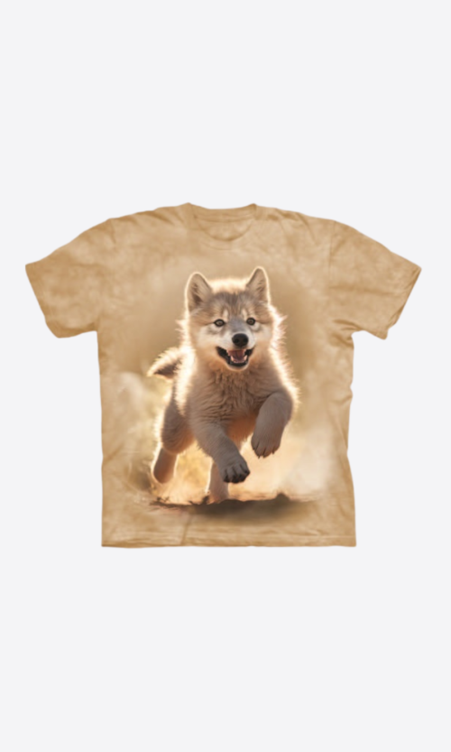 Baby Wolf North American and Zoo Animal Print T-Shirt (Infants)