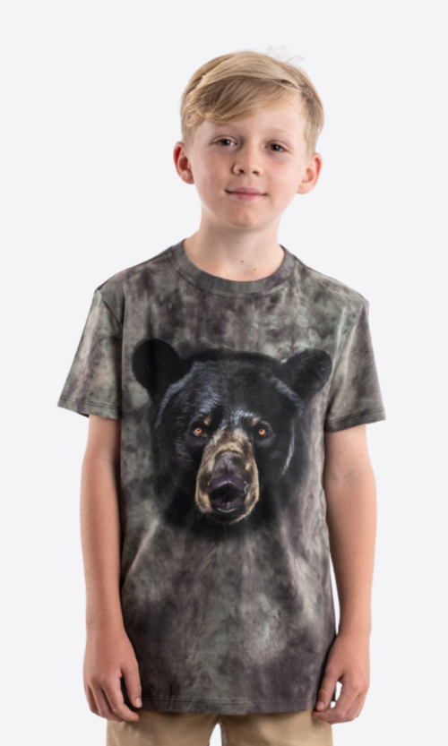 Bear Face North American and Zoo Animal Print T-Shirt (Youth)
