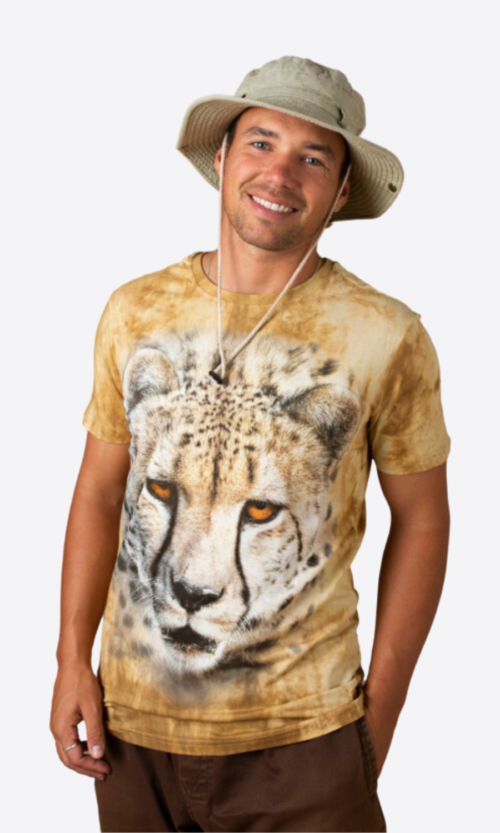 Cheetah African Print T-Shirt (Adults)