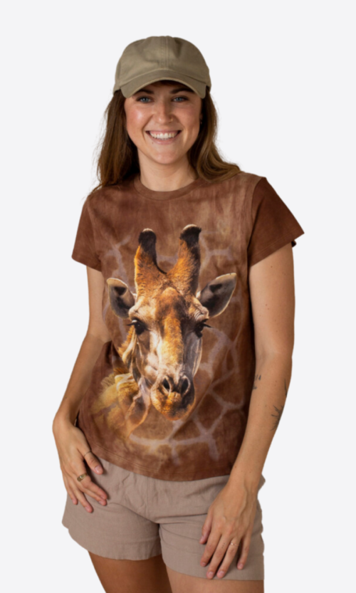 Giraffe African Print T-Shirt (Ladies)