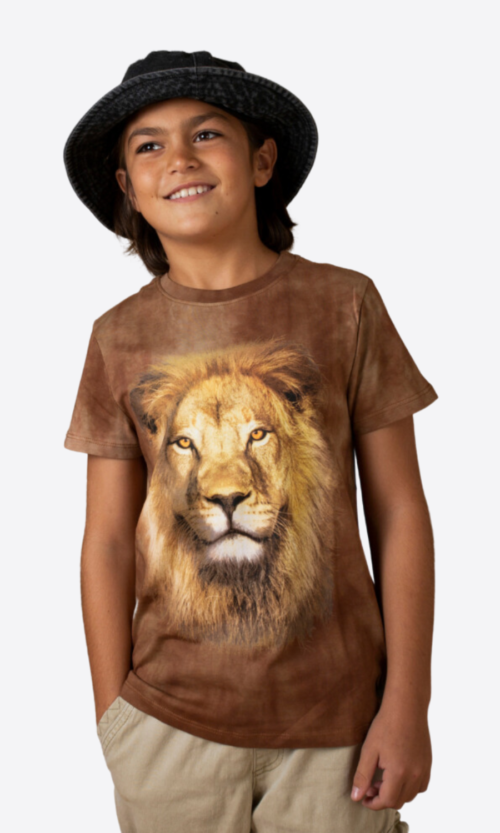 Lion African Print T-Shirt (Youth)