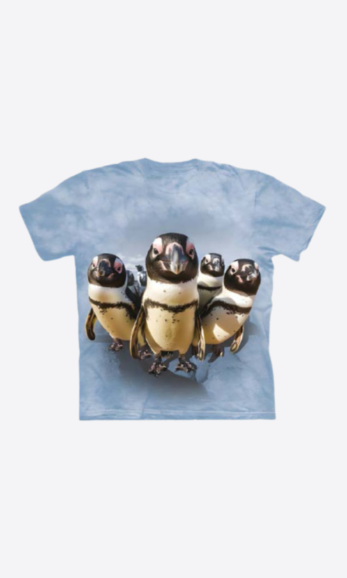 Baby Penguin Group Aquarium Print T-Shirt (Infants)