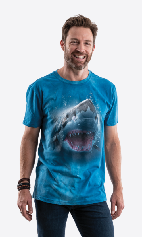 Shark Aquarium Print T-Shirt (Adults)