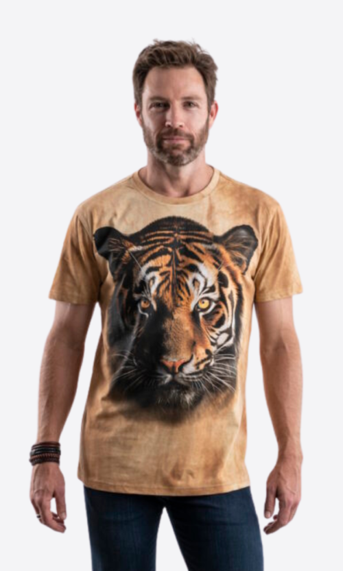 Tiger North American and Zoo Animal Print T-Shirt (Adults)