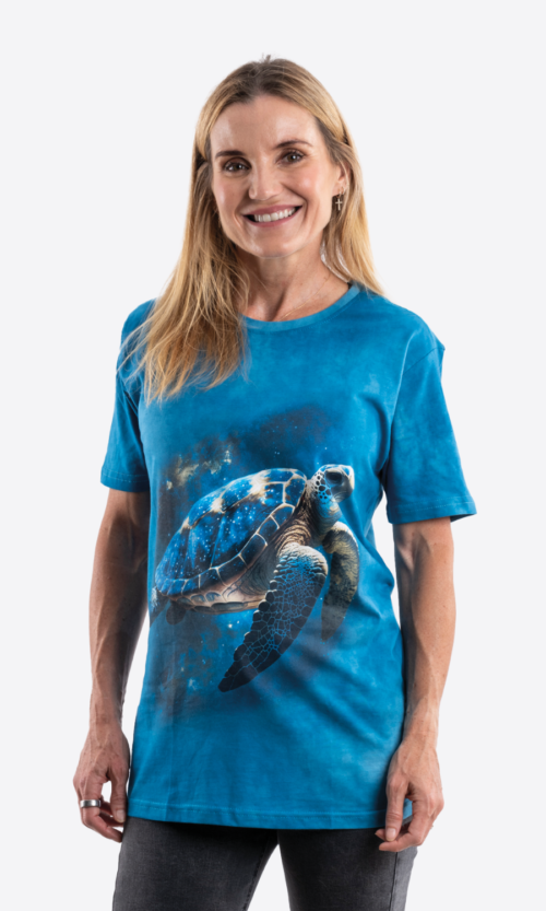Turtle Aquarium Print T-Shirt (Adults)