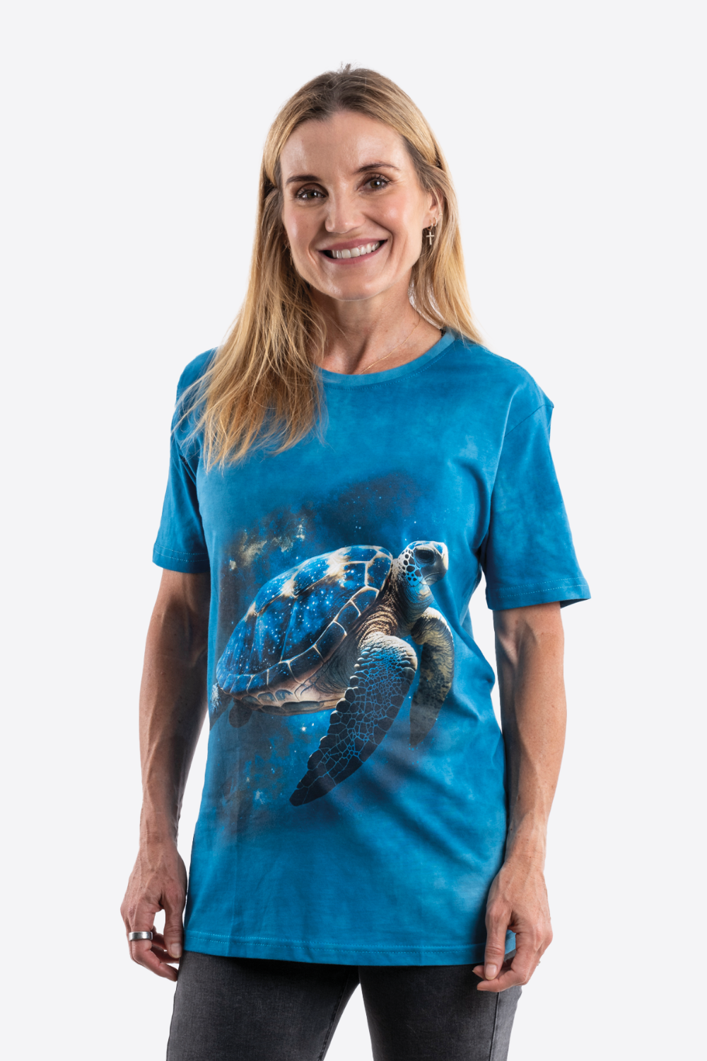 Turtle Aquarium Print T-Shirt (Adults)