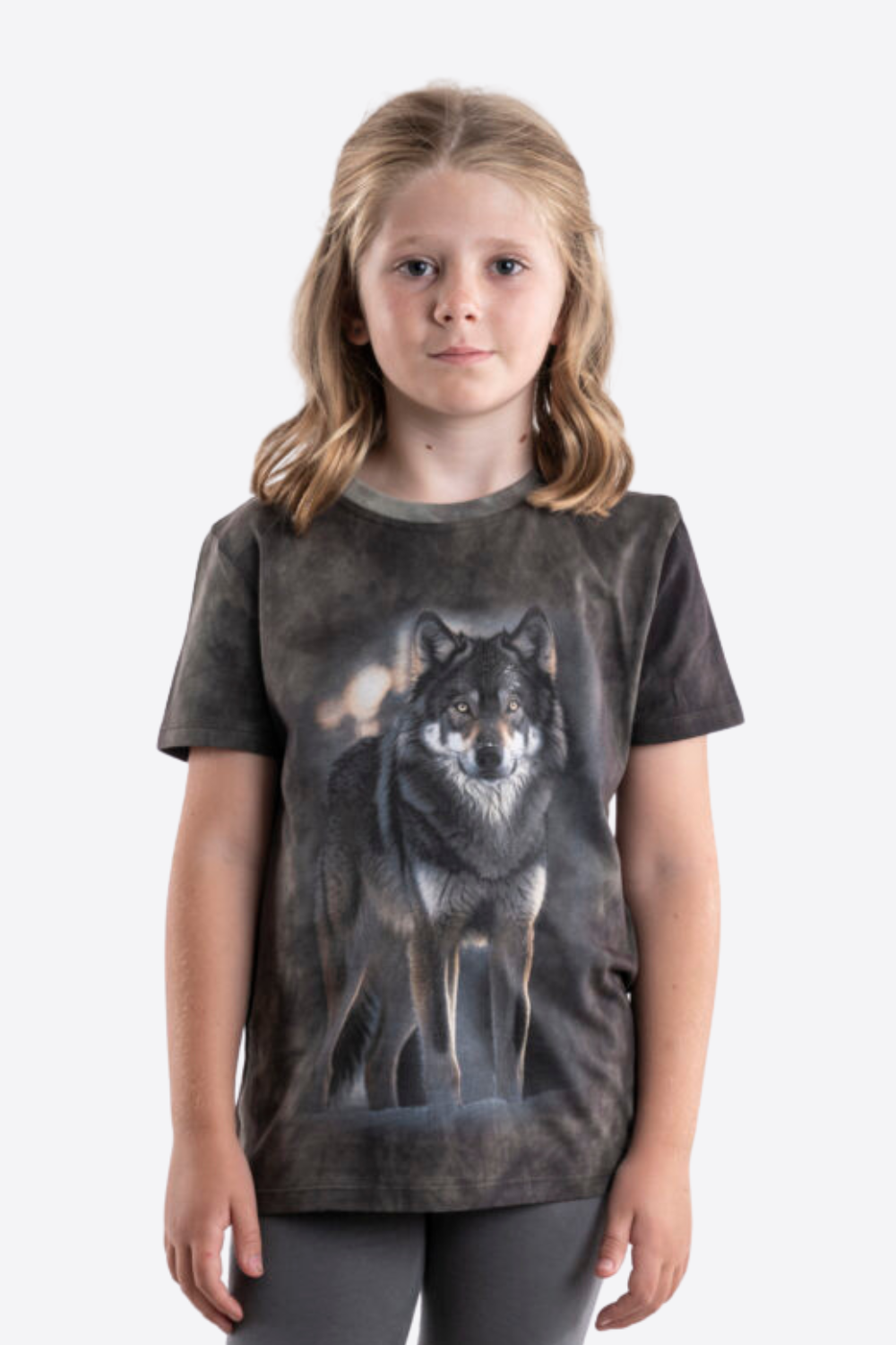 Wolf North American and Zoo Animal Print T-Shirt (Youth)