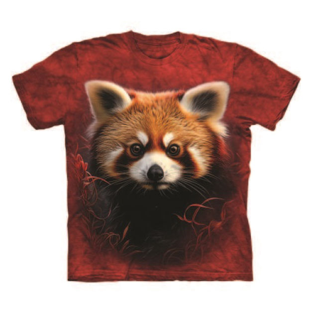 Red Panda North American and Zoo Animal Print T-Shirt (Adults) - Image 2